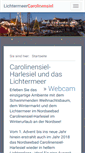 Mobile Screenshot of lichtermeer-carolinensiel.de